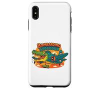 Italiano Brainrot Bombardino Crocodilo Meme Design Carcasa para iPhone XS Max