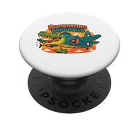 Italiano Brainrot Bombardino Crocodilo Meme Design PopSockets PopGrip Adhesivo