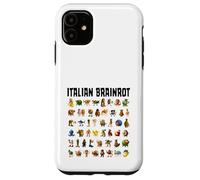 Italiano Brainrot Gen-Z Meme Funny Brain Pudrición Todos los Personajes Carcasa para iPhone 11