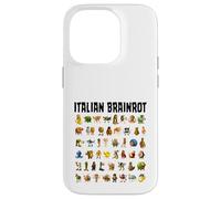 Italiano Brainrot Gen-Z Meme Funny Brain Pudrición Todos los Personajes Carcasa para iPhone 14 Pro