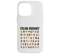 Italiano Brainrot Gen-Z Meme Funny Brain Pudrición Todos los Personajes Carcasa para iPhone 14 Pro MAX