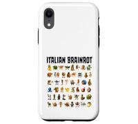 Italiano Brainrot Gen-Z Meme Funny Brain Pudrición Todos los Personajes Carcasa para iPhone XR