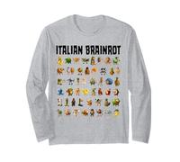 Italiano Brainrot Gen-Z Meme Funny Brain Pudrición Todos los Personajes Manga Larga