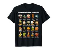 Italiano Brainrot Meme Compilación Personaje Dibujado A Mano Niños Camiseta