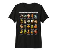 Italiano Brainrot Meme Compilación Personaje Dibujado A Mano Niños Camiseta Premium