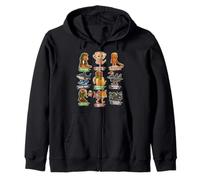 Italiano Brainrot Meme Gracioso Todos Brainrot Animales Humor Sudadera con Capucha