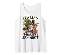ITALIANO BRAINROT TODOS LOS PERSONAJES Camiseta sin Mangas
