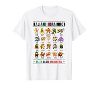 Italiano Brainrot Viral Alpha Meme Ropa Personajes Camiseta