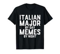 Italiano Mayor De Día Memes De Noche Italia Estudiante De Italófilo Camiseta