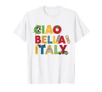 Italiano Saludos Ciao Bella Italia Viaje Souvenir Italia Camiseta