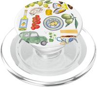 Italiano Verano Scrapbook con Limoncello mariscos costero PopSockets PopGrip para MagSafe