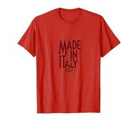 Italianos para Mujeres Made In Italy Rama de Olivo patriótica Camiseta, Hombre, Rojo, XL
