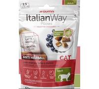 ItalianWay Cat Snack Anti Hairball Carne de res, leche y arándanos (60 g x8 unidades)