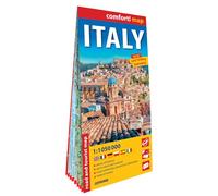 Italie 1/1.050.000 (carte grand format laminée). Italy (Carte Laminée Routière et Tour)