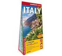Italie 1/1.050.000 (carte grand format laminée). Italy (Carte Laminée Routière et Tour)