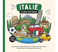 Italië Kleurboek voor kinderen vanaf 4 jaar: Een leuke reis door Italië om te kleuren en te leren over Rome, pizza, het Colosseum en Venetië (Landen van de Wereld om te Kleuren)