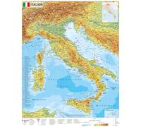 Italien physisch 1 : 1.600 000: Wandkarte / Poster