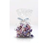 Italpak Bolsas de Celofán Transparentes, Bolsas para Chuches, Bolsitas de Regalos, Blanco, 50 Piezas,10x20cm