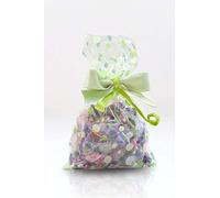 Italpak Bolsas de Celofán Transparentes, Bolsas para Chuches, Bolsitas de Regalos, Verde, 50 Piezas, 15x25 cm