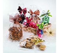 Italpak Bolsas de Celofán Transparentes, Bolsas para Chuches, para Regalos, 100 piezas, 20x35cm