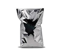 Italpak Bolsas de regalo con cierre, sobres metalizados con solapa adhesiva, color liso, 50 unidades, 15 x 23 + 4 cm, color plateado