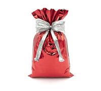 Italpak Bolsas de Regalo, Sobres Regalo Mezalizado, Rojo, 50 piezas, 15x25cm