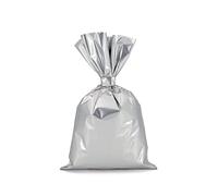 Italpak Bolsas de Regalo 'Soft', 50 piezas, Plata, 25x40cm