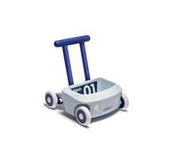 Italtrike Roberto - Primeros pasos para niños - Andador de bebé de 6 - 12 meses hasta 3 años, carrito Montessori, seguro para casa y guarderías - Juego para aprender a caminar con antivuelco (azul)