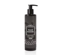 Italwax After-Wax Balm Pour Homme - Loción calmante para hombres después de la depilación, hidrata, ralentiza el crecimiento del cabello, 250 ml, para cara, barba y cuerpo