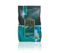 Italwax Azulene - 500g - Cera elástica en perlas para depilaciòn sin bandas - Fórmula natural para todo tipo de pieles - Recomendado para la zona bikini y las axilas- Sin fragancia