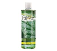 Italwax Loción Post - depilatoria - 500ml - A base de aceite - Aroma de mentol - Hidrata y elimina los residuos de cera