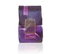 Italwax Plum - 500g - Perline di cera a caldo per la depilazione senza strisce - Formula naturale per tutti i tipi di pelle - Aromatizzato frutta - Raccomandato per area bikini e ascelle