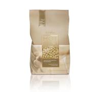 Italwax White Chocolate - 1 kg - Perlas para depilación - Formulación natural para todo tipo de piel - Aroma vainilla - Recomendado para bikini y axilas