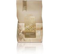 Italwax Chocolate blanco - 500 g - Perlas de cera caliente para la depilación sin tiras - Fórmula natural para todo tipo de piel - Aromatizado de vainilla - Recomendado para zona del bikini y axilas