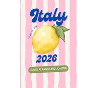 Italy 2026 Travel Journal: Color illustrated Easy to pack planner and memory book