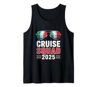 Italy Cruise Squad 2025 Retro Vacation Matching Family Camiseta sin Mangas