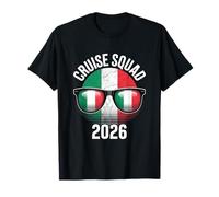 Italy Cruise Squad 2026 Retro Vacation Matching Family Camiseta