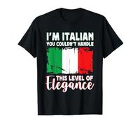 Italy Flag Proud Elegant Italian Boyfriend Girlfriend Camiseta