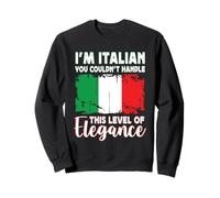Italy Flag Proud Elegant Italian Boyfriend Girlfriend Sudadera
