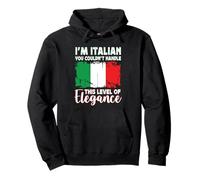 Italy Flag Proud Elegant Italian Boyfriend Girlfriend Sudadera con Capucha