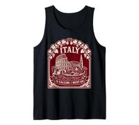 Italy is Calling and I Must Go - Camiseta de Regalo de Viaje Camiseta sin Mangas