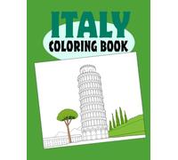 Italy: kids coloring book: 25 Pages, 8.5 x 11 inches | perfect gift for kids age 4-8 (Coloring Books)