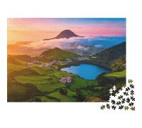 Italy Landmark 1000 Piece Puzzle Recycled Paper Mediterranean Travel Puzzles for Personas Mayores Divertido y Desafiante Family Game Perfect for Holiday Blessings 70x50cm/1000pcs