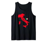 Italy Map Graphic Tees - Novelty T-Shirts & Cool Designs Camiseta sin Mangas