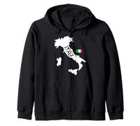 Italy Map Graphic Tees - Novelty T-Shirts & Cool Designs Sudadera con Capucha