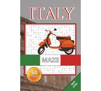 Italy Maze Book: 50 Easy Labyrinth Puzzles in 5 Different Maze Shapes Inspired by Italy’s Culture, Landscapes & Everyday Life | Relaxing, ... Adults and Seniors (italy puzzle collection)