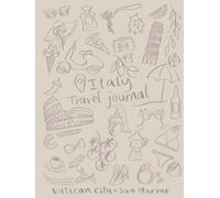 Italy Travel Journal: Large Beige Cover