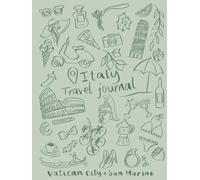 Italy Travel Journal: Large Green Cover