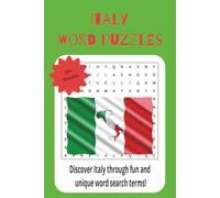 Italy word puzzles: Discover Italy through fun and unique word search terms!