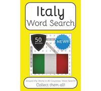 Italy Word Search Book: Words Search With Easy To Read Print about Italy, Travel, Culture and More | 6x9 inches, 100 pages | 50 puzzles. Ideal for ... English, Spanish, Italian, French and German.